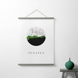 Prosper, Texas | Landmark | Art Print