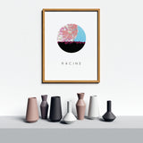 Racine, Wisconsin | Landmark | Art Print