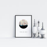 Raleigh, North Carolina | Landmark | Art Print