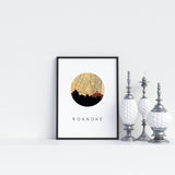 Roanoke, Virginia | Landmark | Art Print