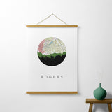 Rogers, Arkansas | Landmark | Art Print