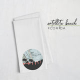 Satellite Beach, Florida | Landmark | Tea Towel