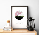 Salina, Kansas | Landmark | Art Print