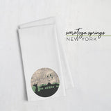 Saratoga Springs, New York | Landmark | Tea Towel
