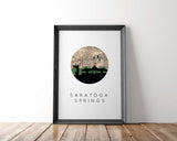 Saratoga Springs, New York | Landmark | Art Print