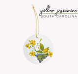 South Carolina State Flower | Flora & Fauna Ornament