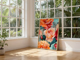 Garden Roses in Bloom — Charleston Botanical Art Print