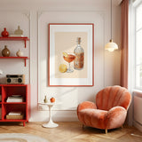 Evening Pour — Charleston Bourbon Still Life Print