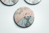 Southern Cicada Coaster — Bloom + Bourbon Specimen