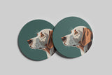 Porch Watch Coaster — Bloom + Bourbon Sporting Dog
