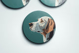 Porch Watch Coaster — Bloom + Bourbon Sporting Dog