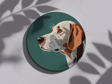 Porch Watch Coaster — Bloom + Bourbon Sporting Dog