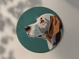 Porch Watch Coaster — Bloom + Bourbon Sporting Dog