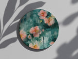 Magnolia Social Coaster — Charleston Magnolia · Includes Pink Gingham