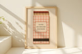 EBW Monogram - Art Print | Bloom + Bourbon