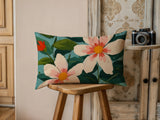 Magnolia Social – Southern Floral Lumbar Pillow