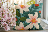 Magnolia Social – Southern Floral Decorative Pillow