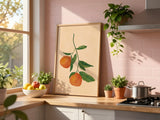 Sweet Citrus Stem — Charleston Botanical Art Print