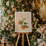 Sweet Citrus Stem — Charleston Botanical Art Print