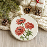 Ranunculus Revival Ornament — Charleston Botanical