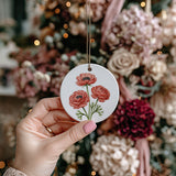 Ranunculus Revival Ornament — Charleston Botanical