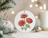 Ranunculus Revival Ornament — Charleston Botanical