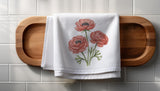 Ranunculus Revival Tea Towel — Charleston Kitchen