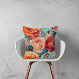 Garden Roses in Bloom Decorative Pillow | Bloom + Bourbon Collection