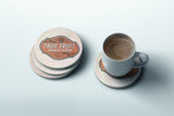 True Fruit Peach Soda Coaster — Charleston Artifact