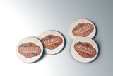 True Fruit Peach Soda Coaster — Charleston Artifact