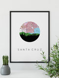 Santa Cruz, California | Landmark | Framed Art Print