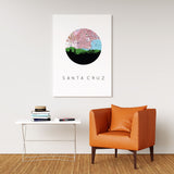 Santa Cruz, California | Landmark | Framed Art Print
