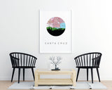 Santa Cruz, California | Landmark | Framed Art Print