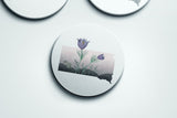 South Dakota State Flower | Flora & Fauna Coaster Set