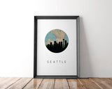 Seattle, Washington | Landmark | Art Print