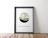 Shenandoah, Virginia | Landmark | Art Print