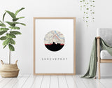 Shreveport, Louisiana | Landmark | Art Print