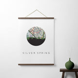 Silver Spring, Maryland | Landmark | Art Print