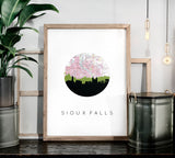 Sioux Falls, South Dakota | Landmark | Art Print