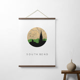 South Bend, Indiana | Landmark | Art Print