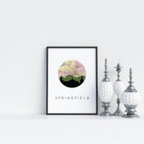 Springfield, Ohio | Landmark | Art Print