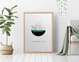 Surprise, Arizona | Landmark | Art Print