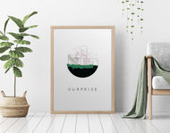 Surprise, Arizona | Skyline | Art Print