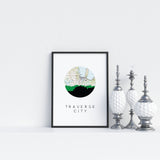 Traverse City, Michigan | Landmark | Art Print