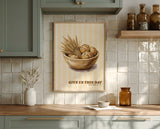 Give Us This Day Art Print | From the Table | Praise + Gratitude Collection