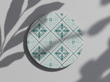 Teal Trellis Coaster | Taste + See Collection | Praise + Gratitude