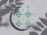Teal Trellis Coaster | Taste + See Collection | Praise + Gratitude