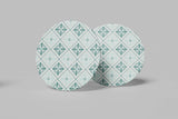 Teal Trellis Coaster | Taste + See Collection | Praise + Gratitude