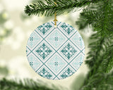 Teal Trellis Ornament | Taste + See Collection | Praise + Gratitude
