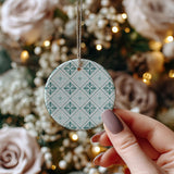 Teal Trellis Ornament | Taste + See Collection | Praise + Gratitude